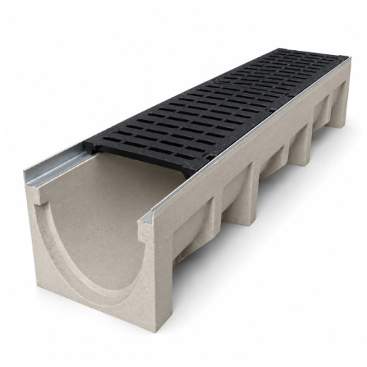 Fibretech Polimer Drenaj Kanalı 400x1000x100 mm - KKT-4010-PK - Fibretech Kompozit