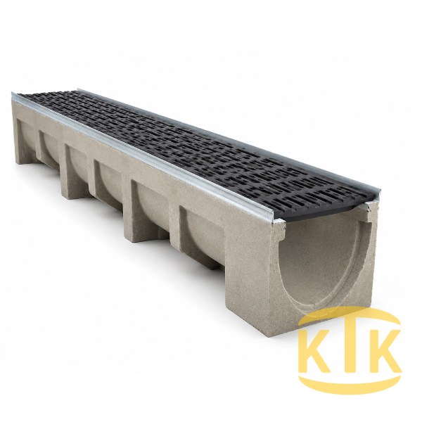 Polimer Drenaj Kanalı 400x1000x100 mm (KKT-4010-PK) - Fibretech Kompozit