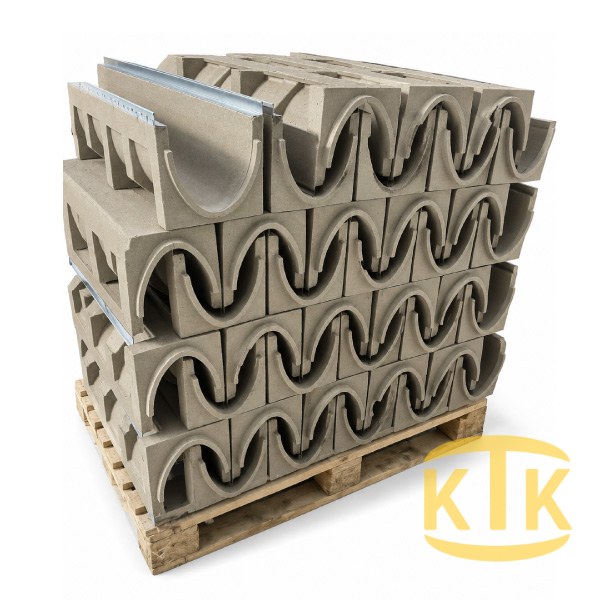 Polimer Drenaj Kanalı 250x1000x200 mm (KKT-2520-PK) - Fibretech Kompozit