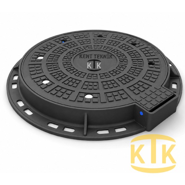 Fibretech Döküm Rögar Kapağı Ø600 mm C250 - DKT-600-C2 - Fibretech Kompozit