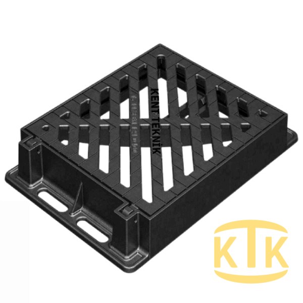 Fibretech Döküm Yağmur Suyu Izgarası 450x525 mm D400 - DIT-5070-D - Fibretech Kompozit