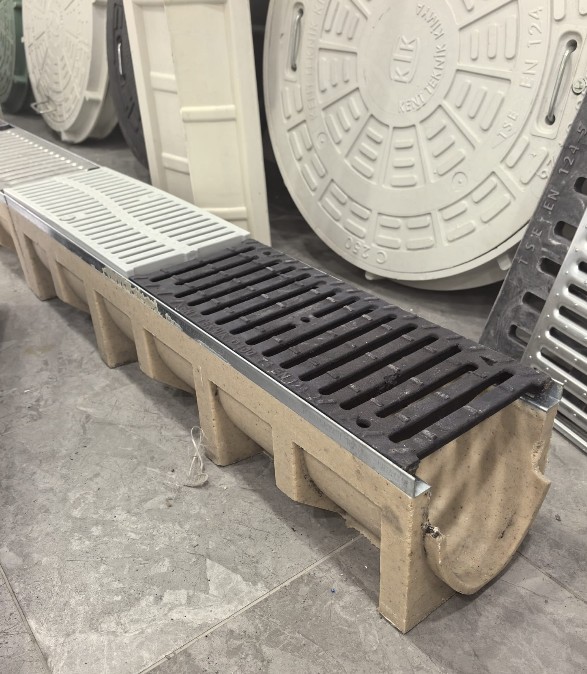 Polimer Drenaj Kanalı Ek Parçası 500x500x250 mm (KTK-5025-PK-CDE) - Fibretech Kompozit