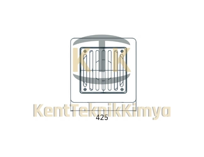Kompozit Yer Süzgeci 360x425 mm D400 (KKT-3042-S-D400) - Fibretech Kompozit
