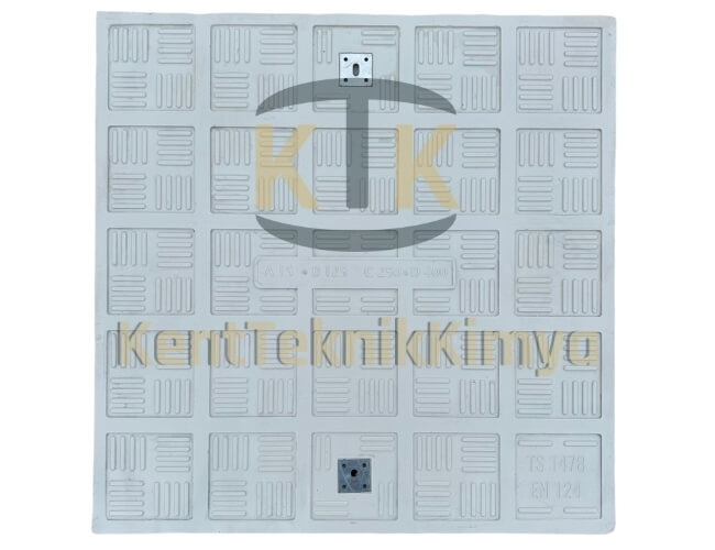 Kompozit Kare Rögar Kapağı Takımı 800x800 mm C250 (KKT-800-C-C250) - Fibretech Kompozit