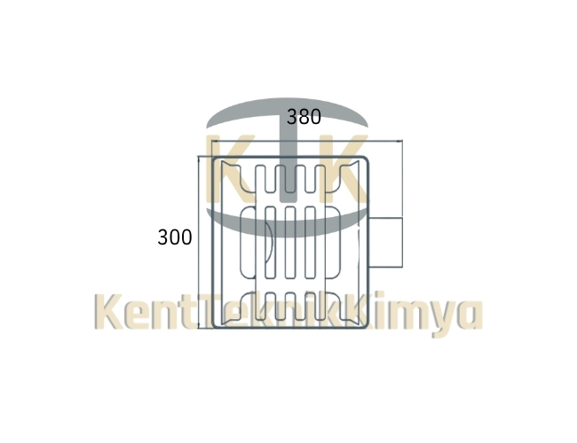 Kompozit Yer Süzgeci 200x300x350 mm D400 (KKT-3530-S-D400) - Fibretech Kompozit