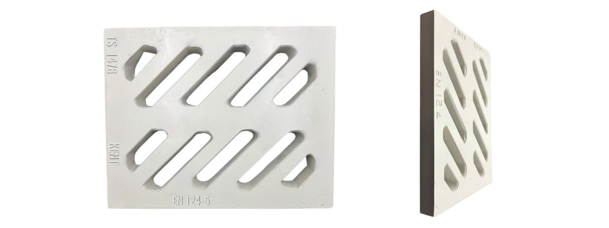 Fibretech Kompozit Yağmur Suyu Izgarası 400x500 mm B125 - KIT-4050-B-B125 - Fibretech Kompozit