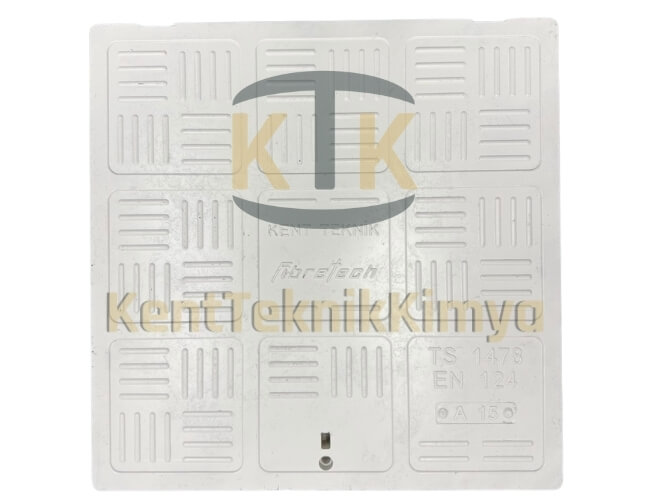 Kompozit Kare Rögar Kapağı Takımı 560x560 mm B125 (KKT-560-B-B125) - Fibretech Kompozit