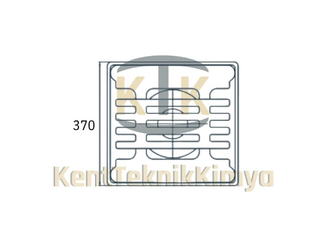 Kompozit Yer Süzgeci 430x370x350 mm D400 (KKT-3537-S-D400) - Fibretech Kompozit