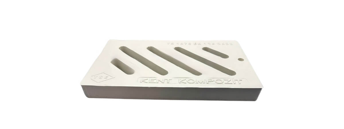 Fibretech Kompozit Yağmur Suyu Izgarası 300x500 mm D400 - KIT-3050-D-D400 - Fibretech Kompozit