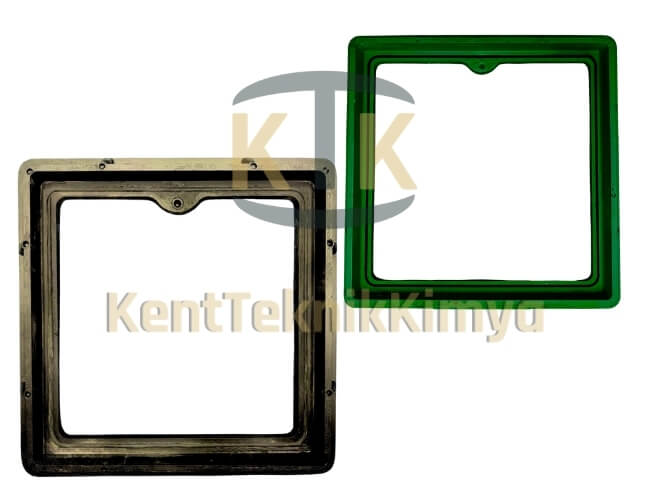 Kompozit Kare Rögar Kapağı Takımı 400x400 mm B125 (KKT-400-B-B125) - Fibretech Kompozit
