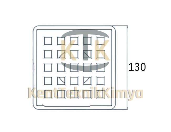 Kompozit Yer Süzgeci 110x150x130 mm D400 (KKT-1310-S-D400) - Fibretech Kompozit