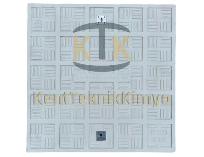 Kompozit Kare Rögar Kapağı Takımı 800x800 mm B125 (KKT-800-B-B125) - Fibretech Kompozit