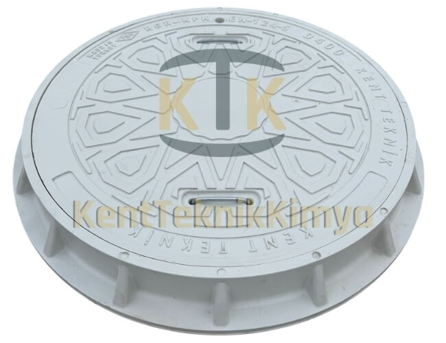 Kompozit Yuvarlak Rögar Kapağı Takımı Ø 600 mm Kalın Seri I Kalın Seri B125 (KKT-600-52B-B125) - Fibretech Kompozit