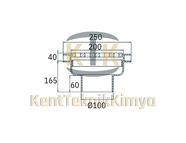 Kompozit Yer Süzgeci 360x425 mm D400 (KKT-2510-S-D400) - Fibretech Kompozit