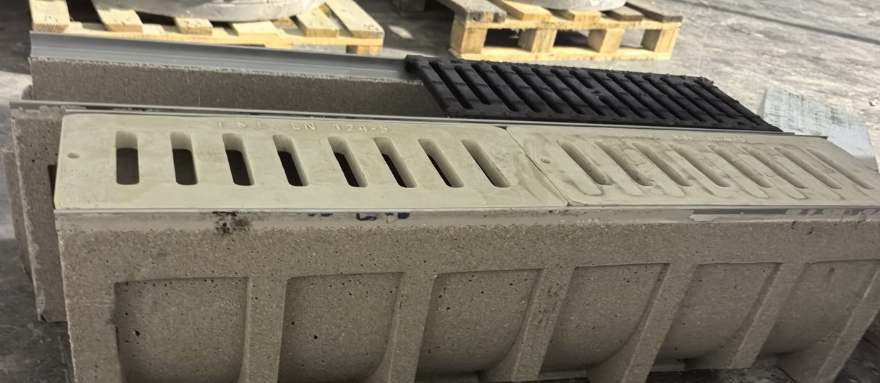 Polimer Drenaj Kanalı 400x1000x200 mm (KTK-4020-PK) - Fibretech Kompozit