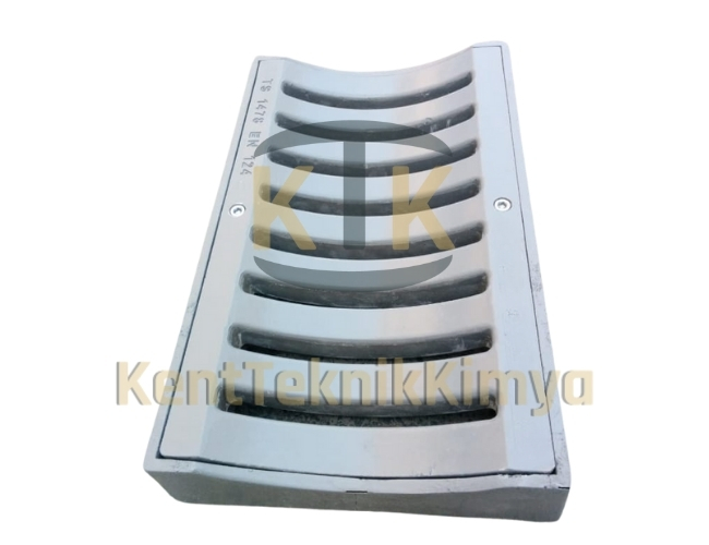 Kompozit Yağmur Suyu Izgarası Takımı 300x500 mm Oluklu D400 (KIT-3050-D-O-D400) - Fibretech Kompozit