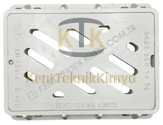 Kompozit Yağmur Suyu Izgarası Takımı 400x600 mm D400 (KIT-4060-D-D400) - Fibretech Kompozit