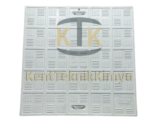 Kompozit Kare Rögar Kapağı Takımı 1000x1000 mm C250 (KKT-100-C-C250) - Fibretech Kompozit