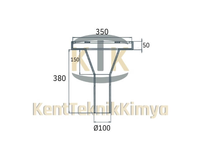 Kompozit Yer Süzgeci 430x370x350 mm D400 (KKT-3537-S-D400) - Fibretech Kompozit