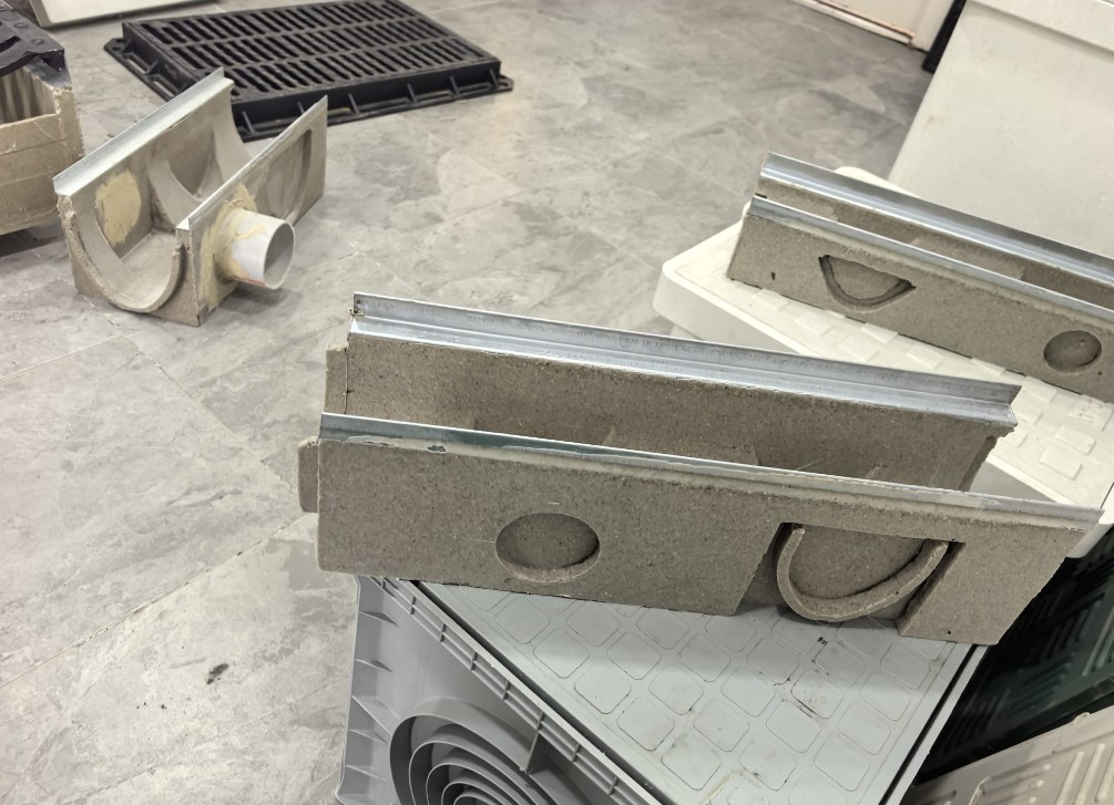 Polimer Drenaj Kanalı Ek Parçası 100x500x80 mm (KTK-1080-PK-CDE) - Fibretech Kompozit